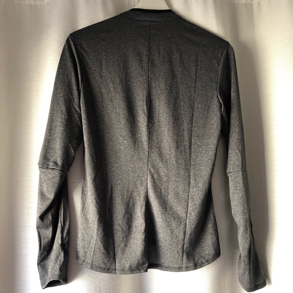 NWOT Adidas Running 3/4 Zip Up Pullover Grey - Picture 2 of 5